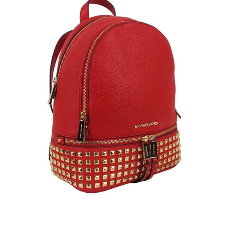 Michael Kors 女士 鑲釘雙肩包均碼碼27cm*13cm*30cm-0