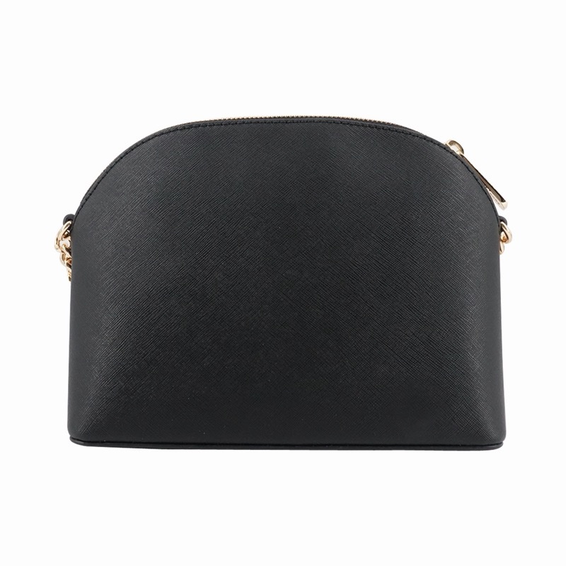 Michael Kors 女士 黑色中號徽標單肩包均碼碼長：24cm，寬：7cm，高：17cm-2