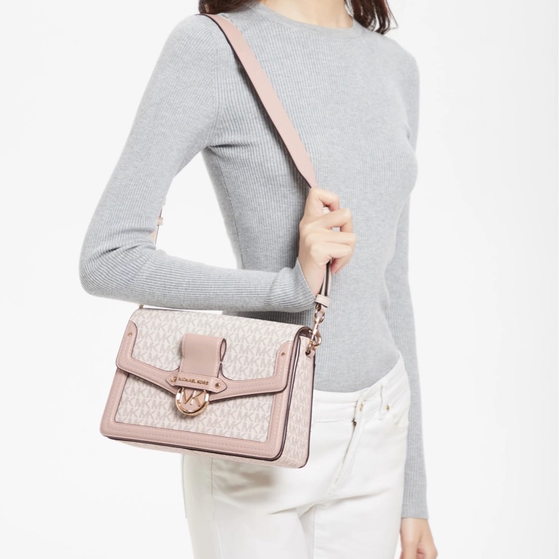 Michael Kors 女士 徽標老花拼色單肩包均碼碼24cm*8cm*17cm-2