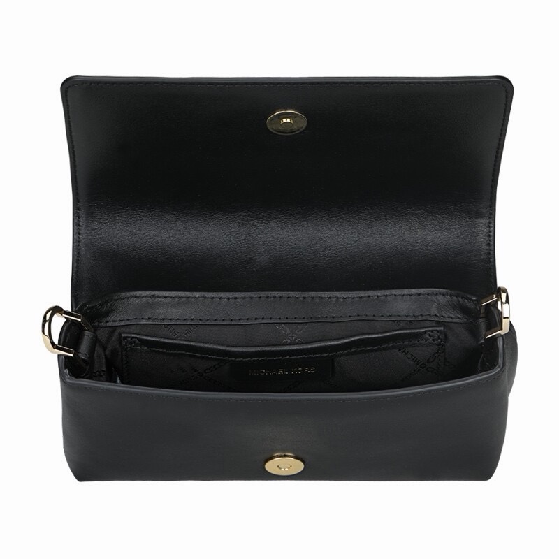 Michael Kors 女士 黑色十字紋單肩包均碼碼長：20cm，寬：2.5cm，高：13cm-3