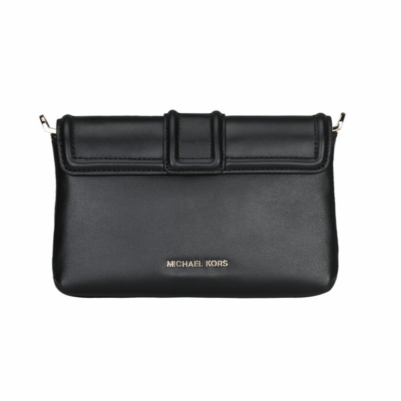 Michael Kors 女士 黑色十字紋單肩包均碼碼長：20cm，寬：2.5cm，高：13cm-4