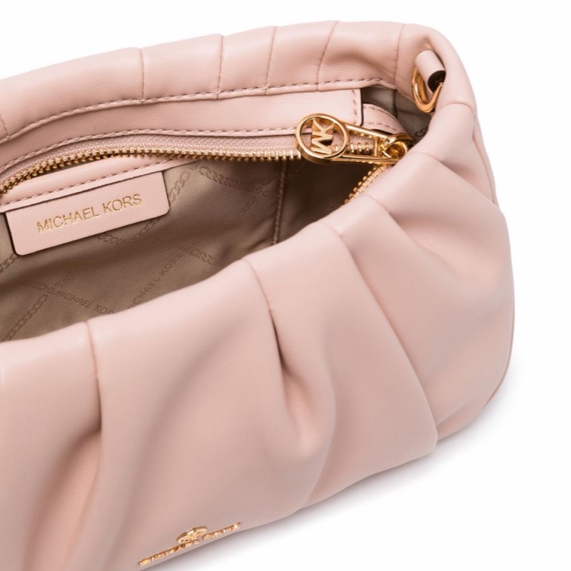 Michael Kors 女士 Hannah 褶飾單肩包均碼碼長：25cm，寬：10cm，高：13cm-2