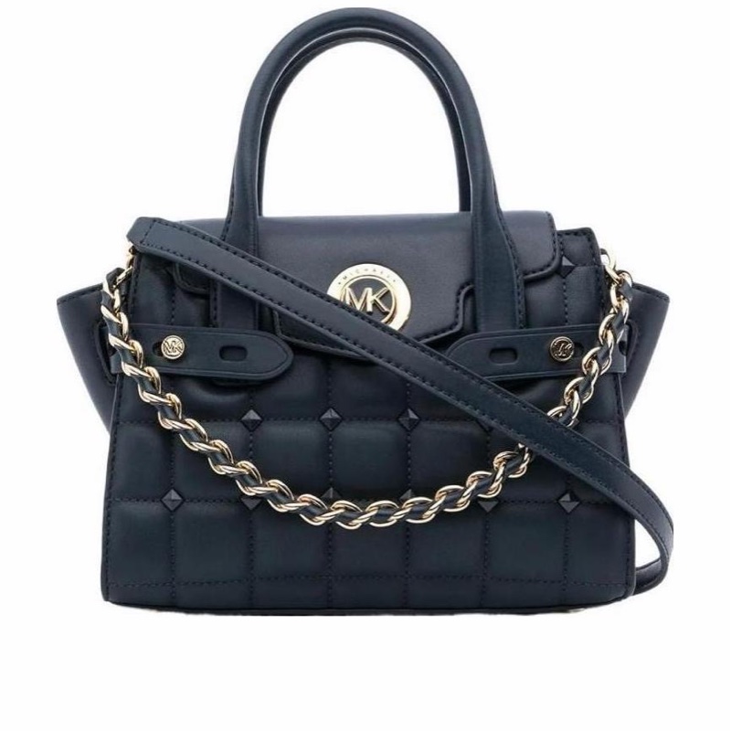 Michael Kors 女士 深藍色徽標單肩包均碼碼長：23cm，寬：9cm，高：20cm-0