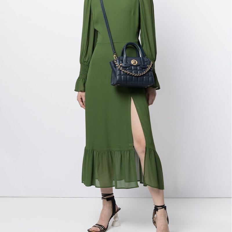 Michael Kors 女士 深藍色徽標單肩包均碼碼長：23cm，寬：9cm，高：20cm-3