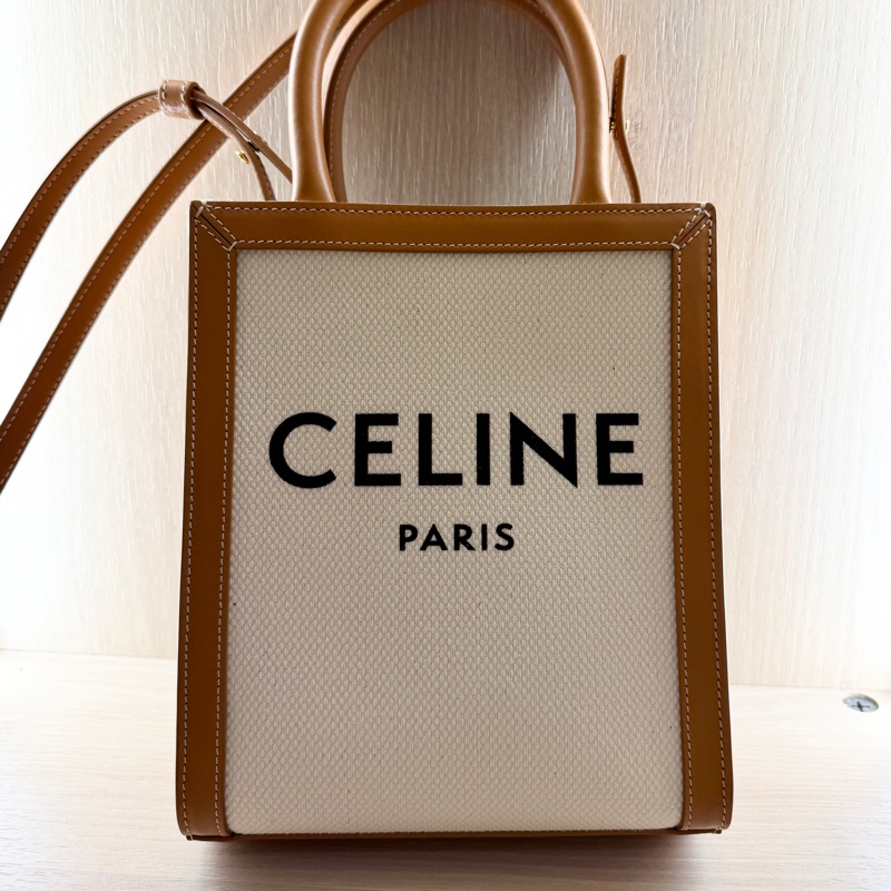 Celine 193302 凱旋門帆布迷你包-5