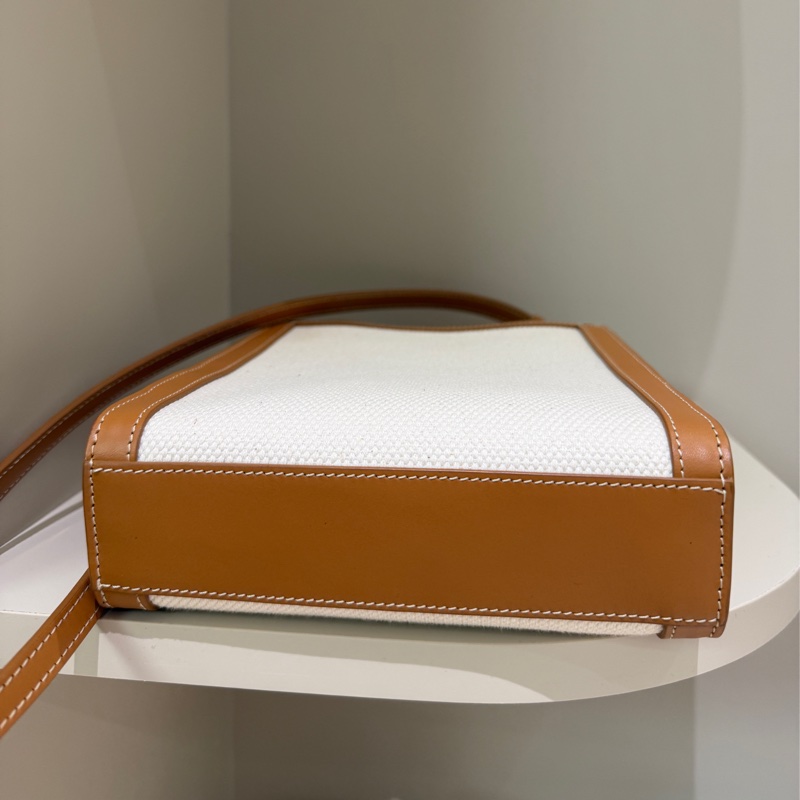 Celine 193302 凱旋門帆布迷你包-9