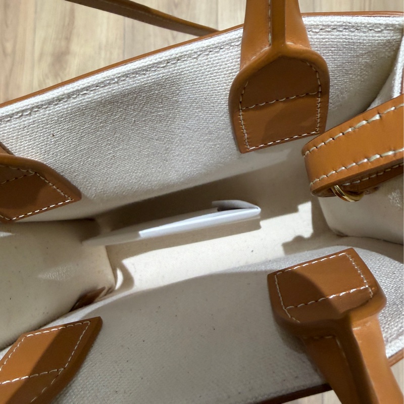 Celine 193302 凱旋門帆布迷你包-10