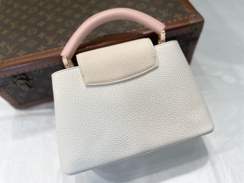 闲置新LouisVuitton路易威登 capucines BB 三拼色 25年新款 白雪公主 可調節雙肩帶 芯片-1