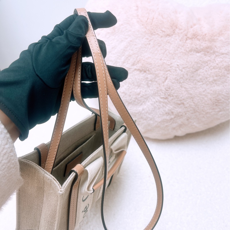 Chloe woody tote mini 淺棕色托特-12