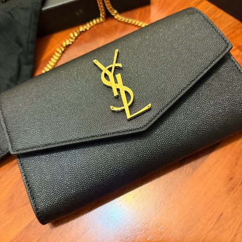 YSL 黑金鏈條包