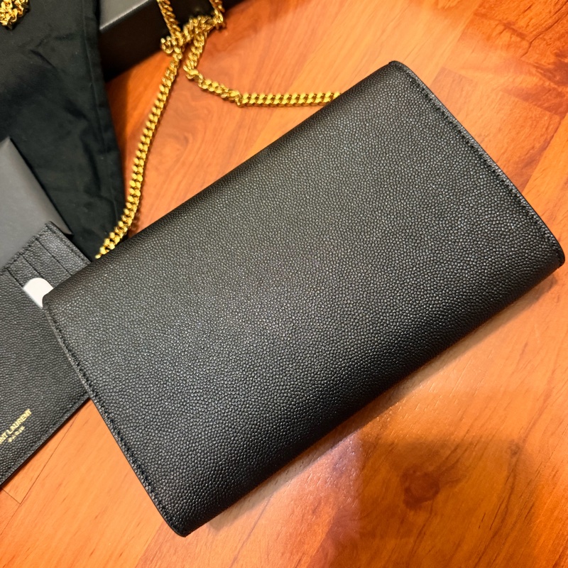 YSL 黑金鏈條包-4