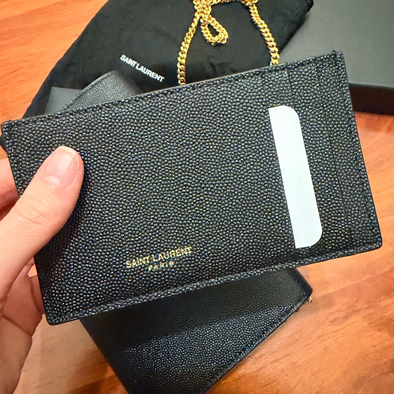 YSL 黑金鏈條包-12