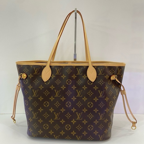 LV /路易威登neverfull中號老花紅里購物袋手提包尺寸31*28*11，