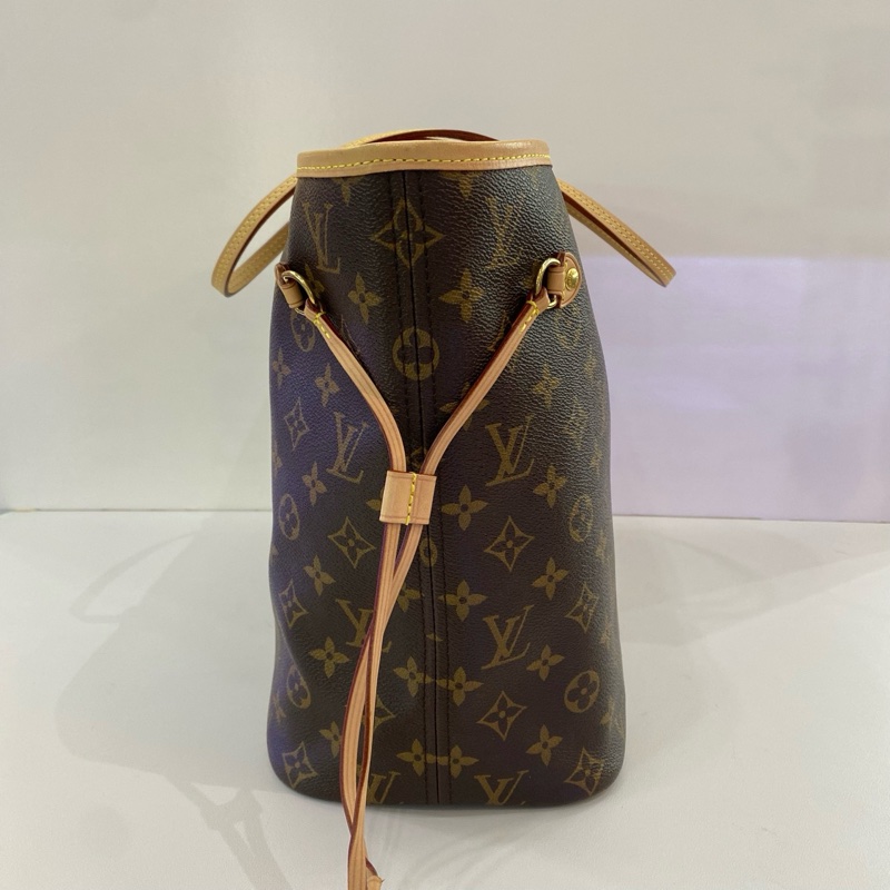 LV /路易威登neverfull中號老花紅里購物袋手提包尺寸31*28*11，-3