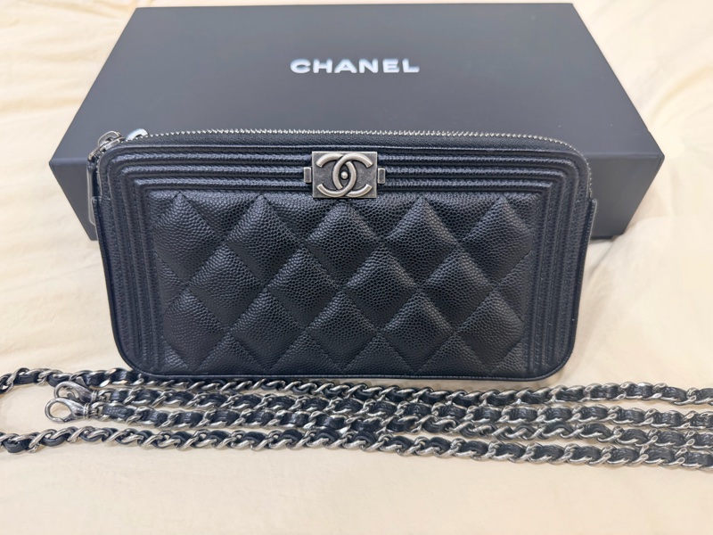 Chanel Boy （Wallet on Chain）WOC   香奈兒 手拿 斜背 長夾-1
