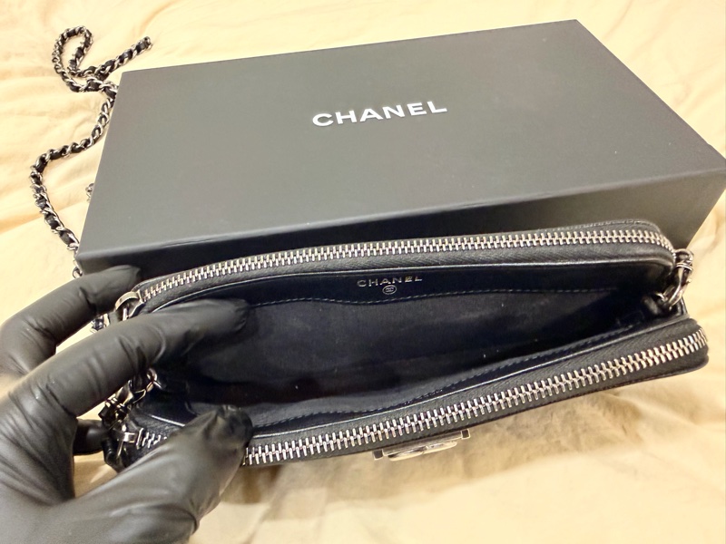 Chanel Boy （Wallet on Chain）WOC   香奈兒 手拿 斜背 長夾-7