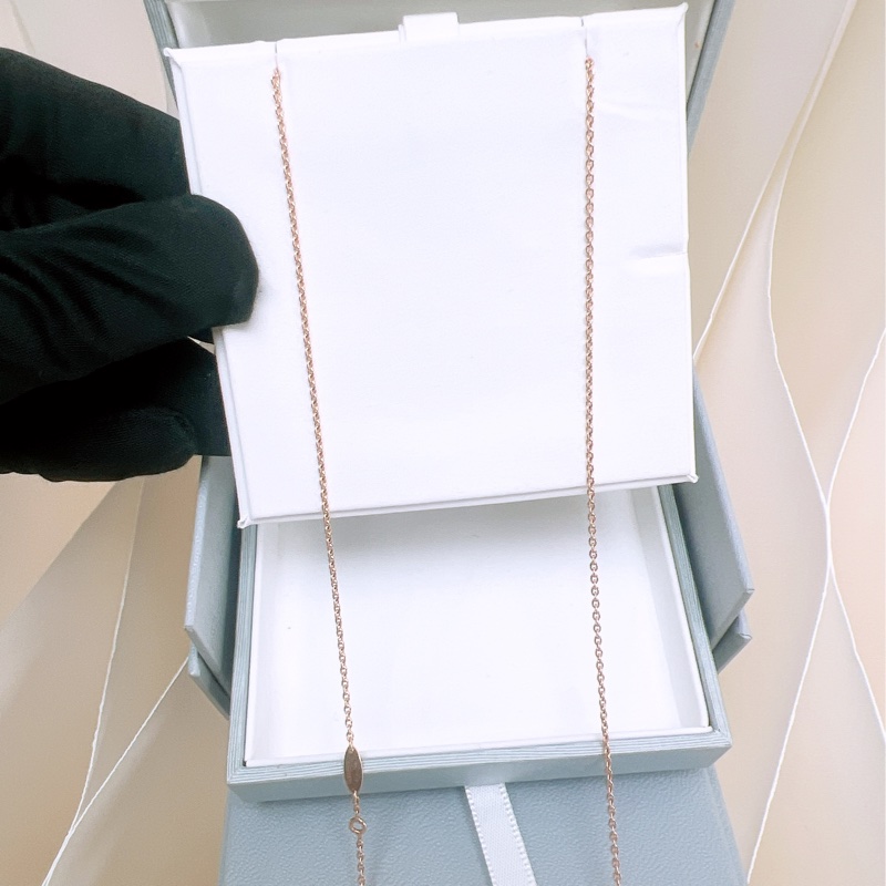 Dior rose des vents 八芒星粉色帶鑽項鍊-3