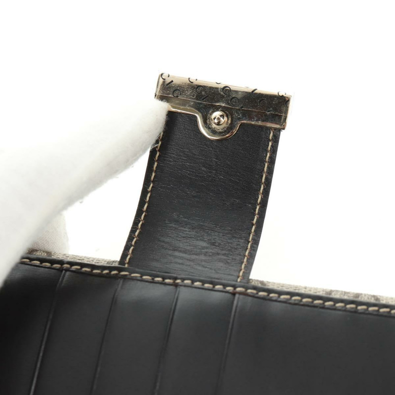 【日本直送】GUCCI GG Supreme 長版皮夾 PVC 米色 金色 212089 正品 am10616V-8