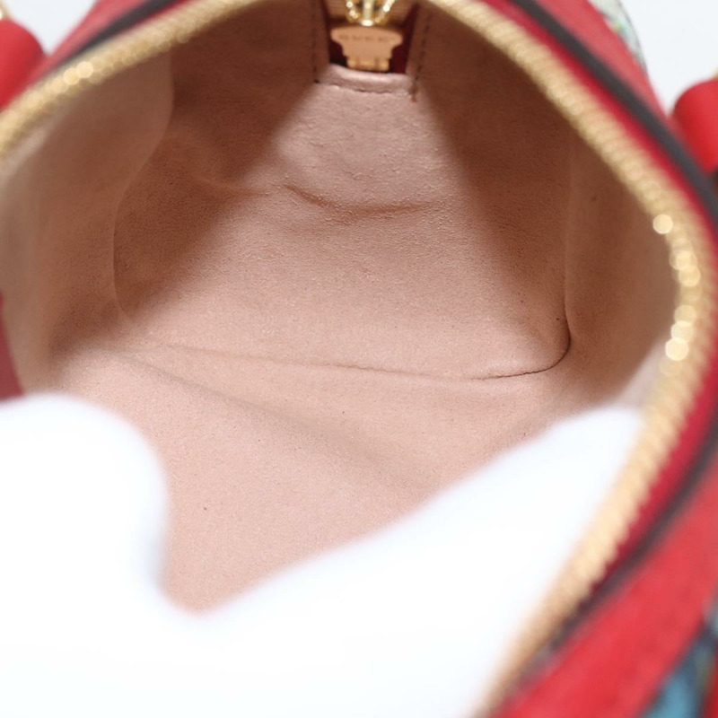【日本直送】GUCCI GG Blooms迷你波士頓包 PVC 兩用紅海軍藍 432123 正品 ka1682SAM-20