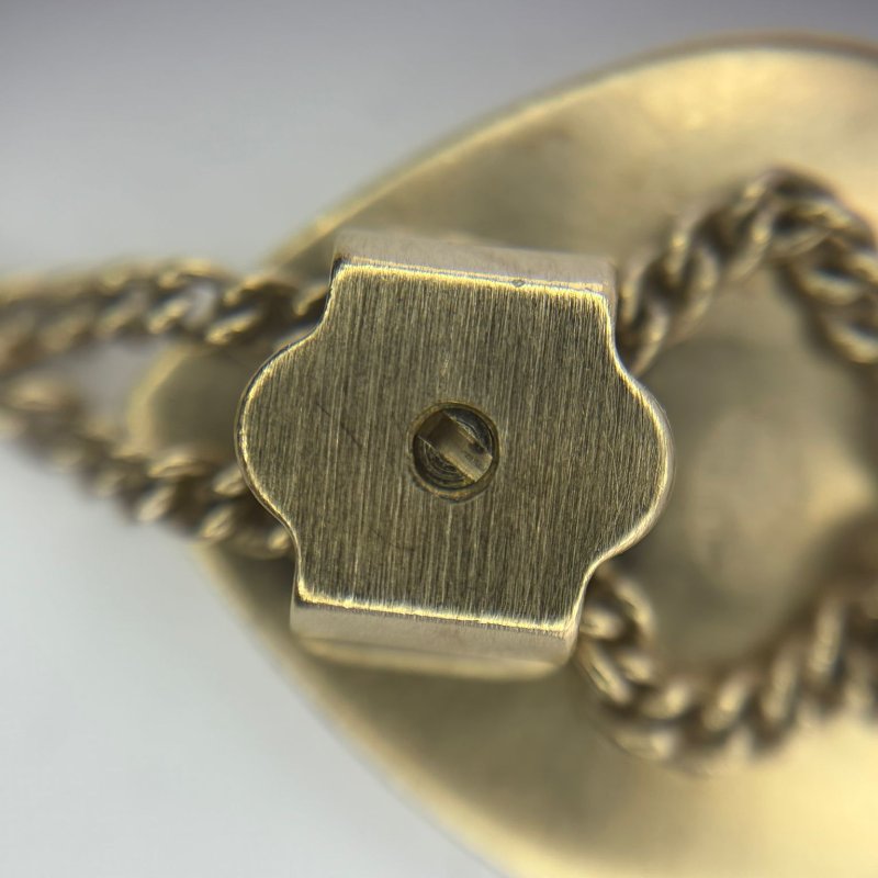 香奈兒 中古心形琺瑯項鍊-6