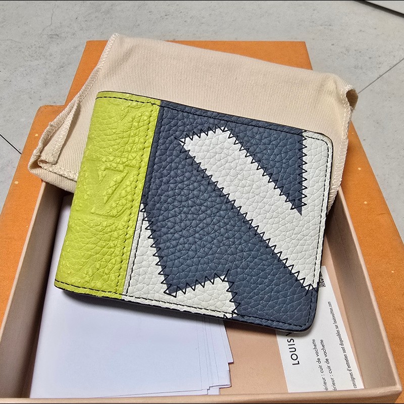 LOUIS VUITTON路易威登 特殊款PF老花錢夾-0