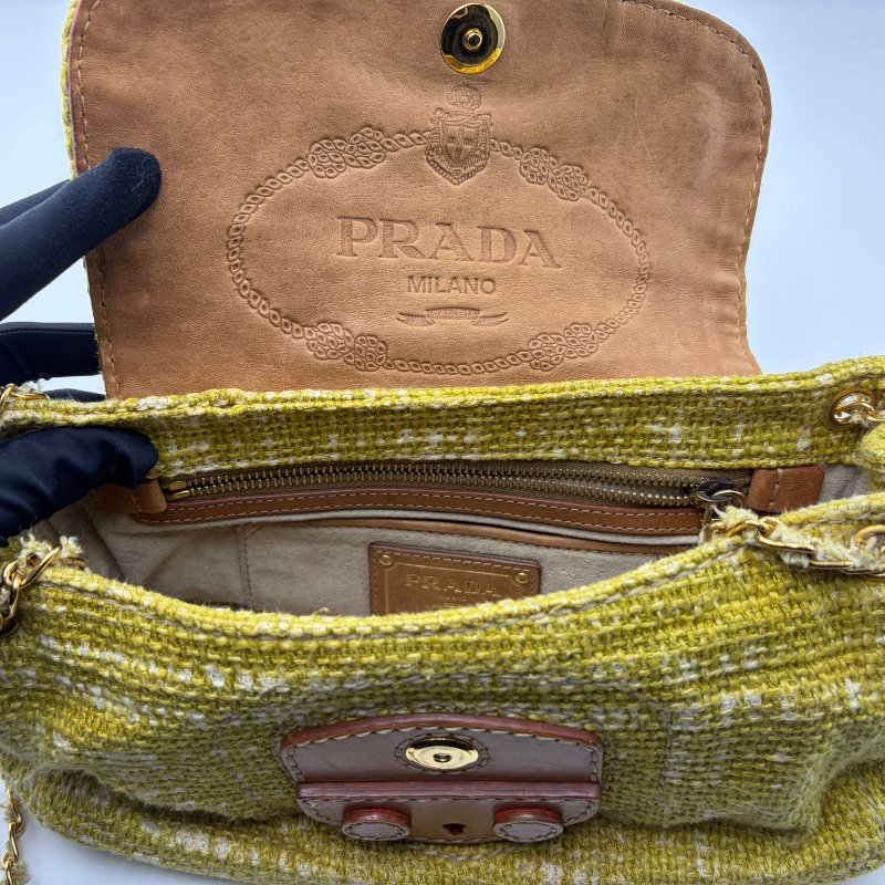 普拉達 中古款豬鼻子流浪包-17