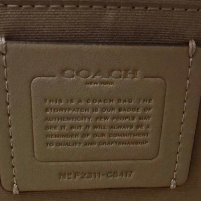 COACH Dempsey Tote 22 緹花拼皮革二用托特包-14