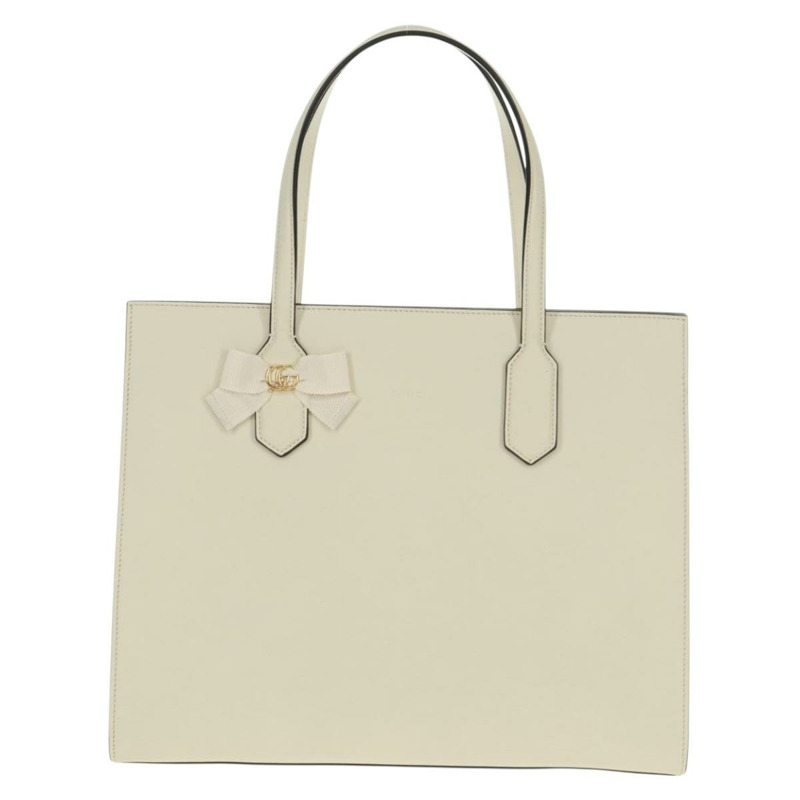 【日本直送】GUCCI 日本限量版托特包，皮革材質，白色金色，貨號 440055，正品 mr1909V-12