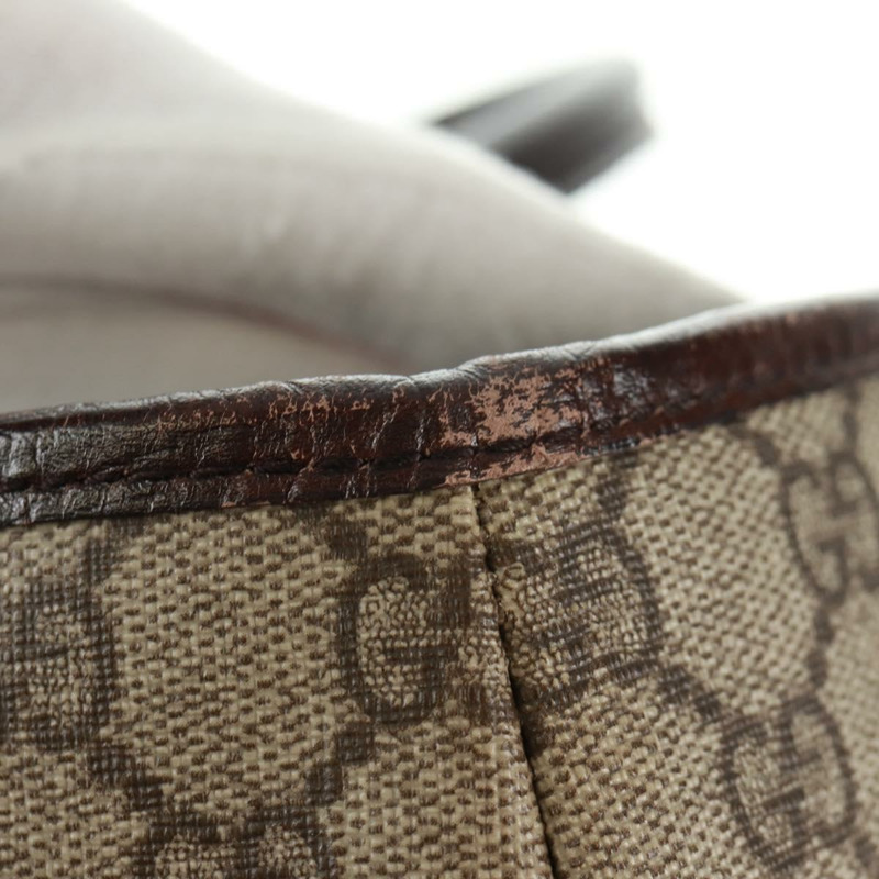 【日本直送】GUCCI GG Supreme 托特包 PVC 米色銀色 114288 正品 am10610V-8