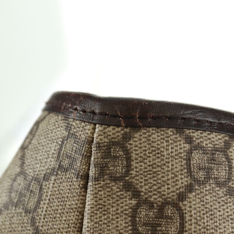 【日本直送】GUCCI GG Supreme 托特包 PVC 米色銀色 114288 正品 am10610V-18