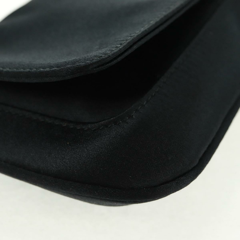 【日本直送】GUCCI 鏈條手提包 皮革 黑色 金色 007 1705 2033 Auth am10601V-8