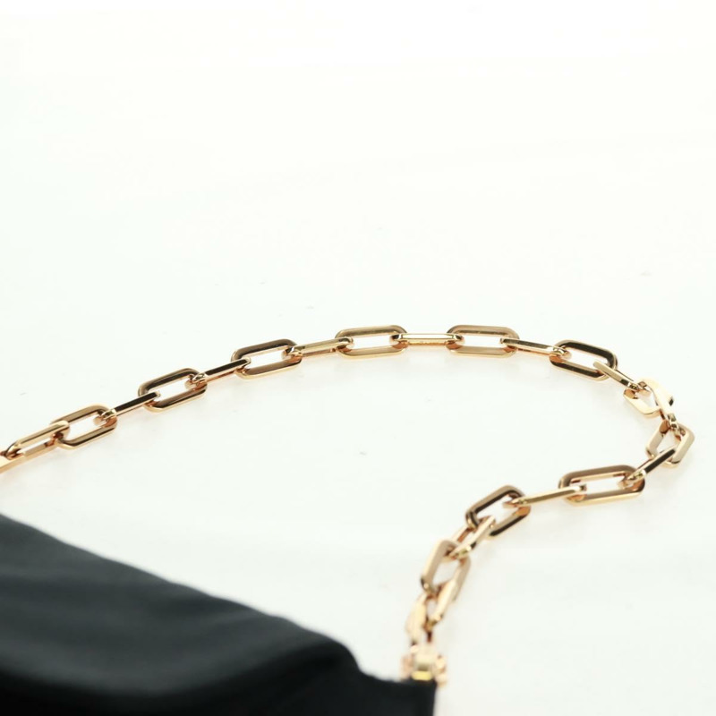 【日本直送】GUCCI 鏈條手提包 皮革 黑色 金色 007 1705 2033 Auth am10601V-13