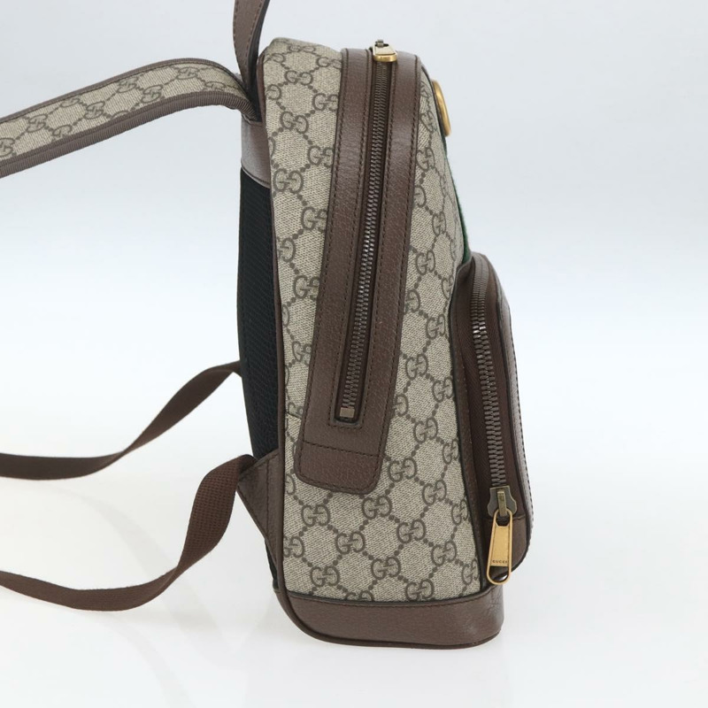 【日本直送】GUCCI GG Supreme GG Marmont Ophidia Web Sherry Line PVC 547965 Auth ka1641SAM-2