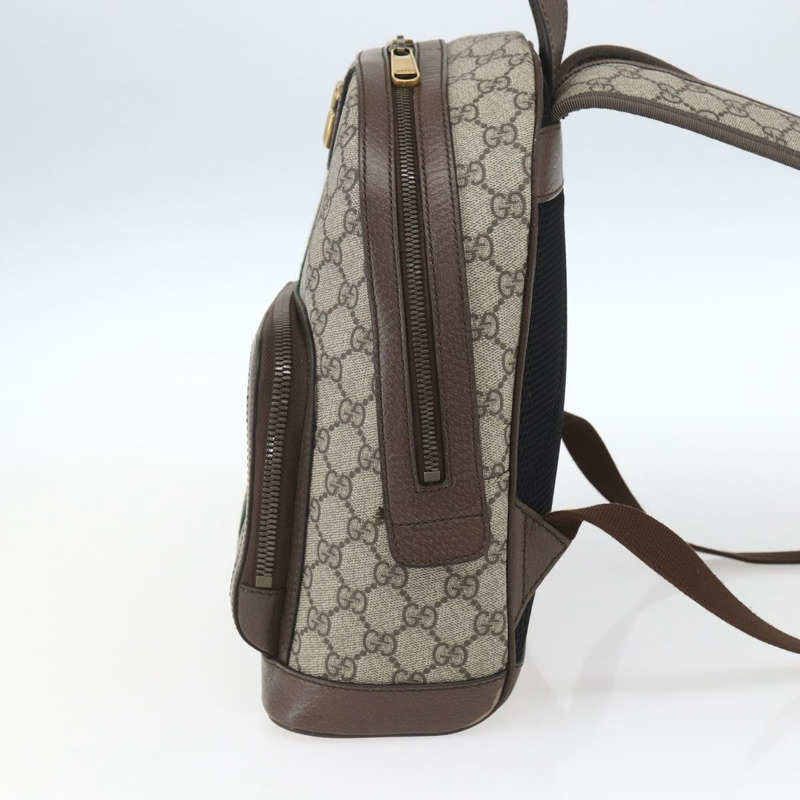 【日本直送】GUCCI GG Supreme GG Marmont Ophidia Web Sherry Line PVC 547965 Auth ka1641SAM-3