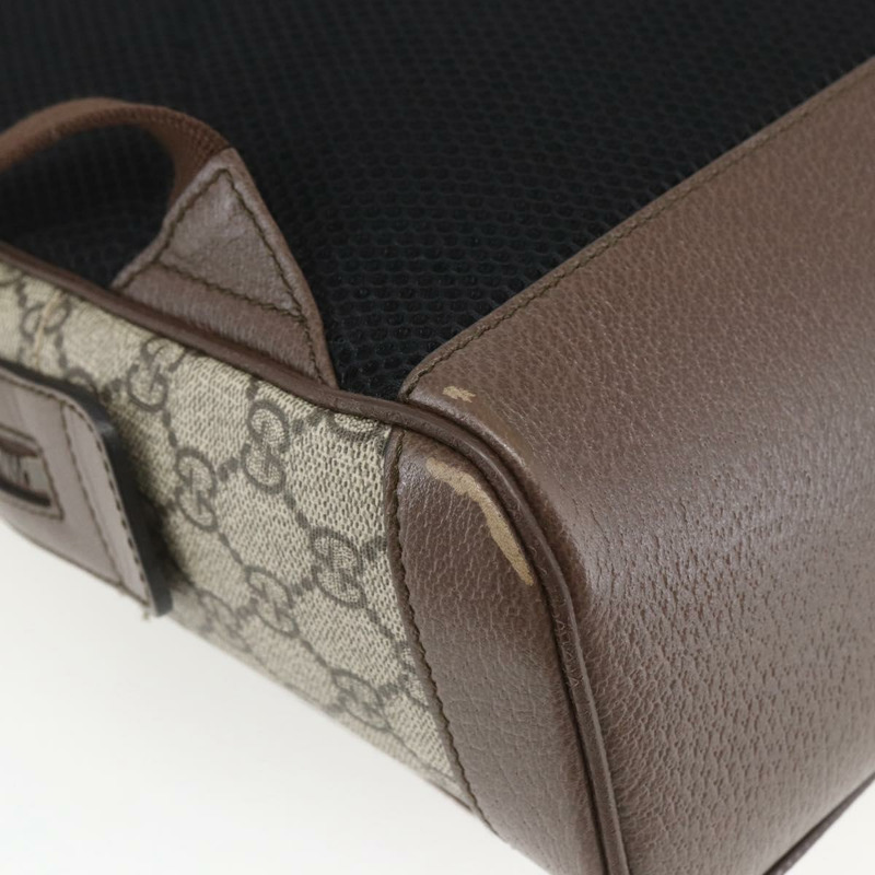 【日本直送】GUCCI GG Supreme GG Marmont Ophidia Web Sherry Line PVC 547965 Auth ka1641SAM-8