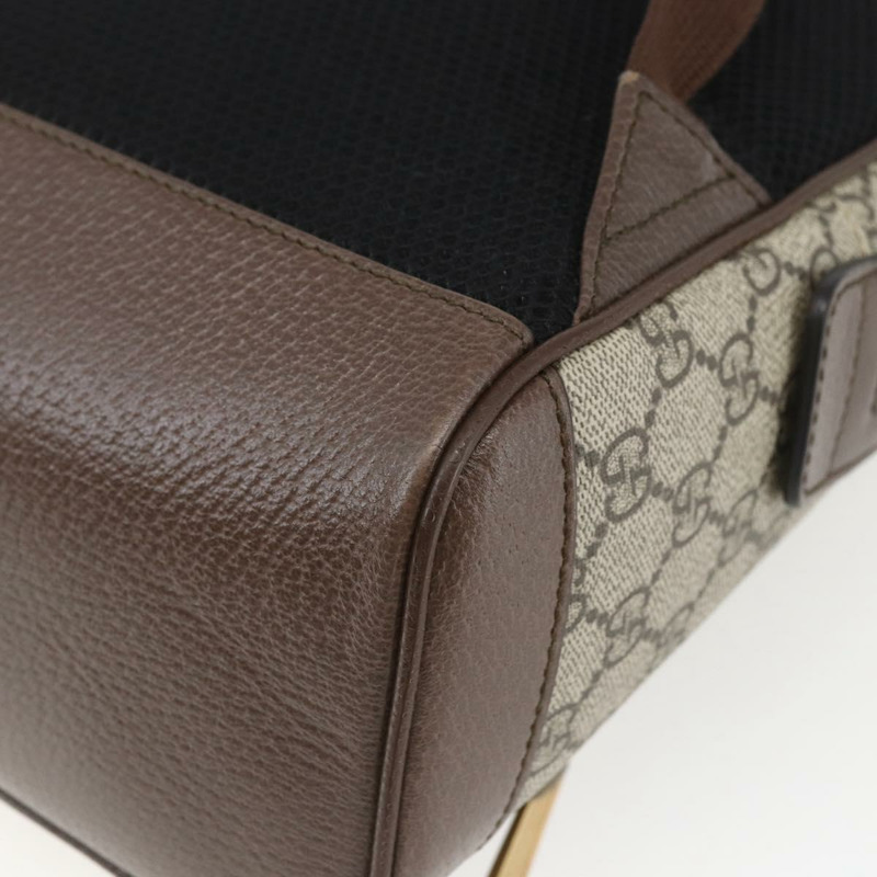 【日本直送】GUCCI GG Supreme GG Marmont Ophidia Web Sherry Line PVC 547965 Auth ka1641SAM-17