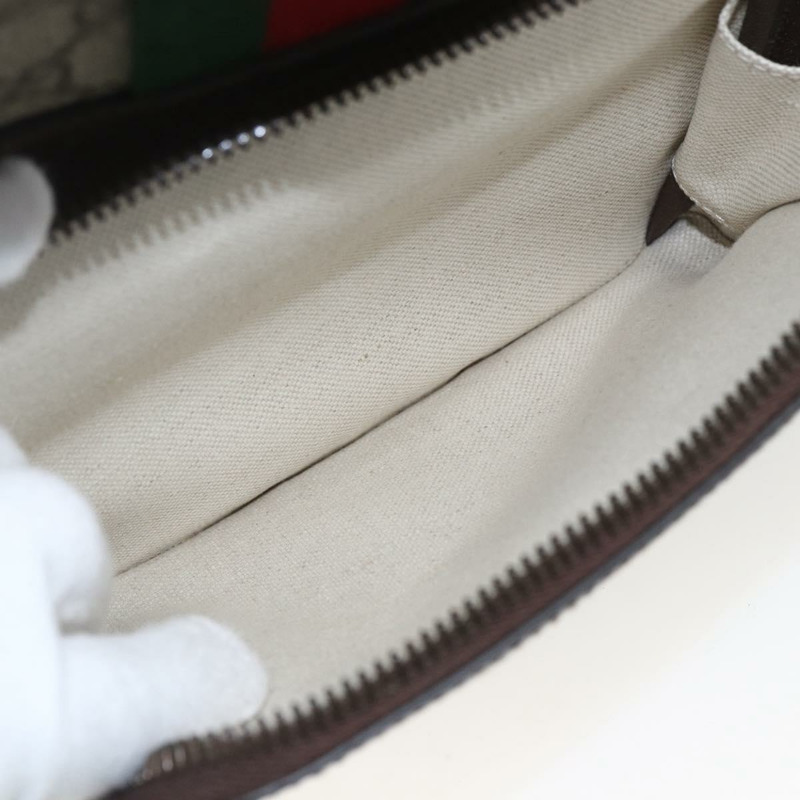 【日本直送】GUCCI GG Supreme GG Marmont Ophidia Web Sherry Line PVC 547965 Auth ka1641SAM-24