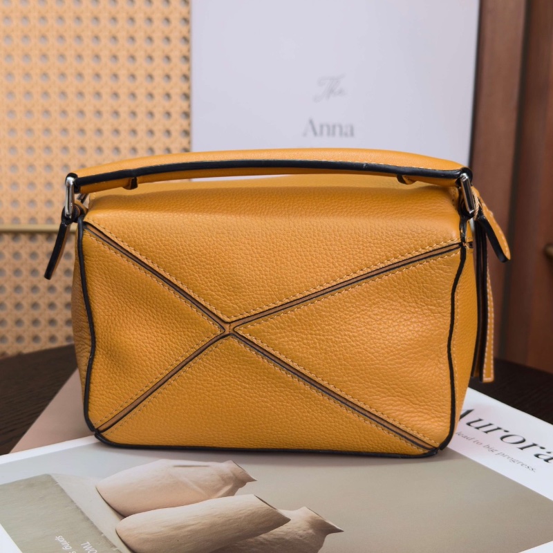 LOEWE Puzzle mini 幾何手提肩背斜背包17*11*7.5 98新配件塵袋-6