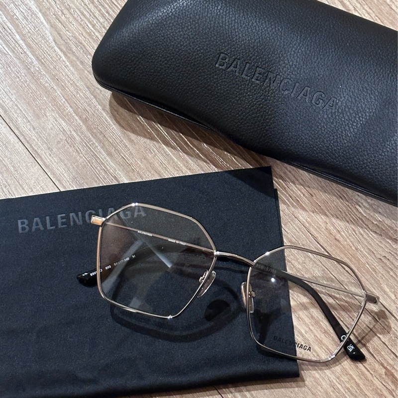 Balenciaga 巴黎世家 金屬框 平光眼鏡-5