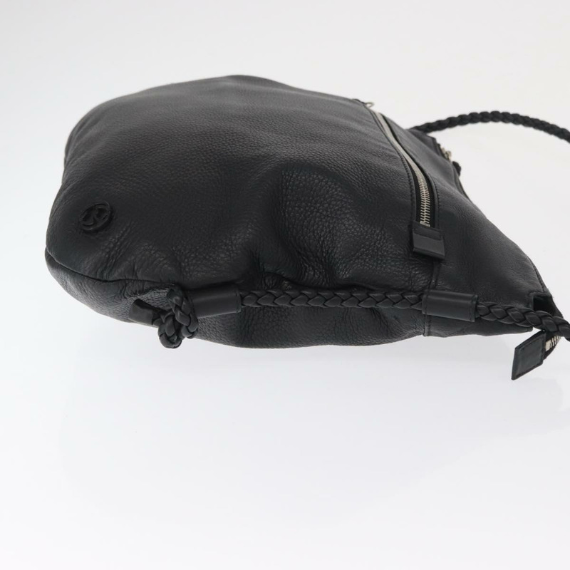 【日本直送】GUCCI 黑色銀色皮革單肩包 268244 正品 SW1920-2