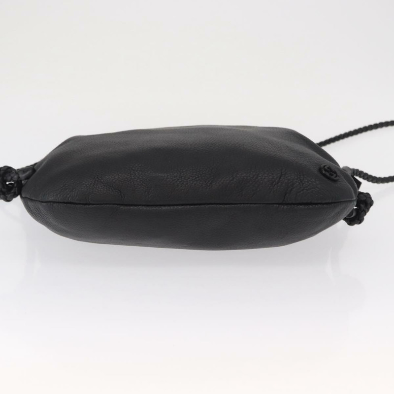 【日本直送】GUCCI 黑色銀色皮革單肩包 268244 正品 SW1920-4