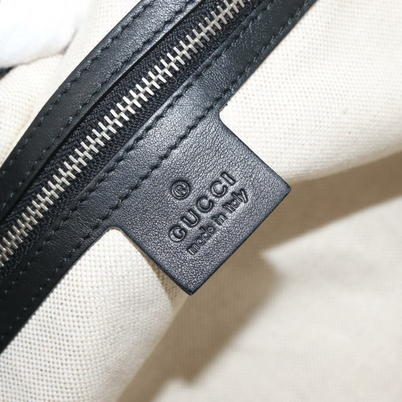 【日本直送】GUCCI 黑色銀色皮革單肩包 268244 正品 SW1920-18