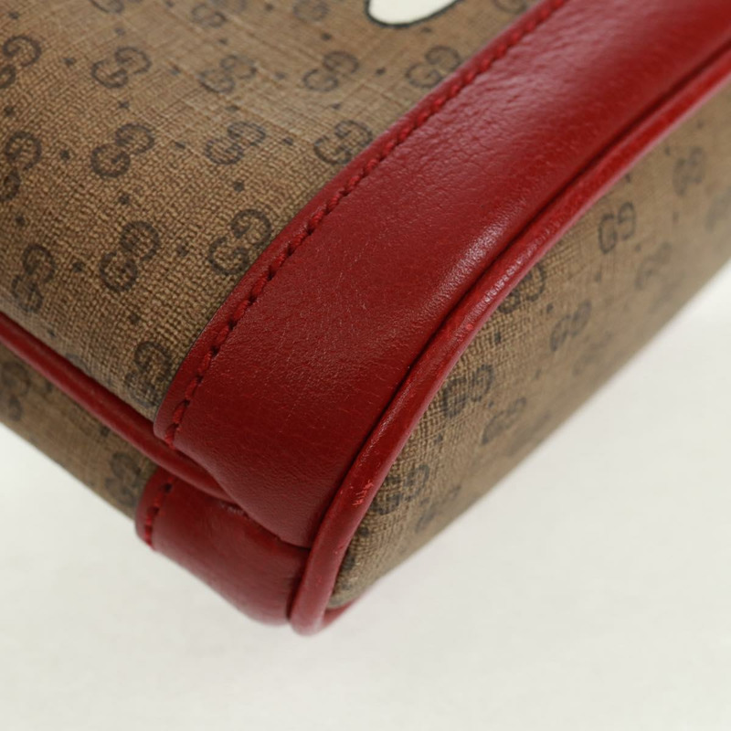 【日本直送】GUCCI Micro GG Supreme哆啦A夢聯名包 PVC 米色 647801 正品 166733SAM-14