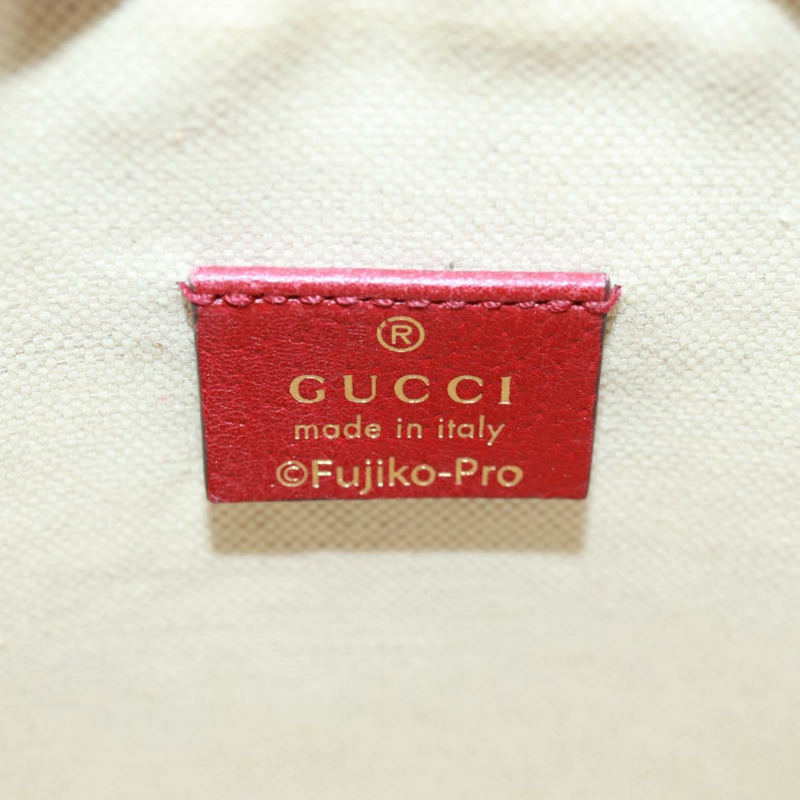 【日本直送】GUCCI Micro GG Supreme哆啦A夢聯名包 PVC 米色 647801 正品 166733SAM-18