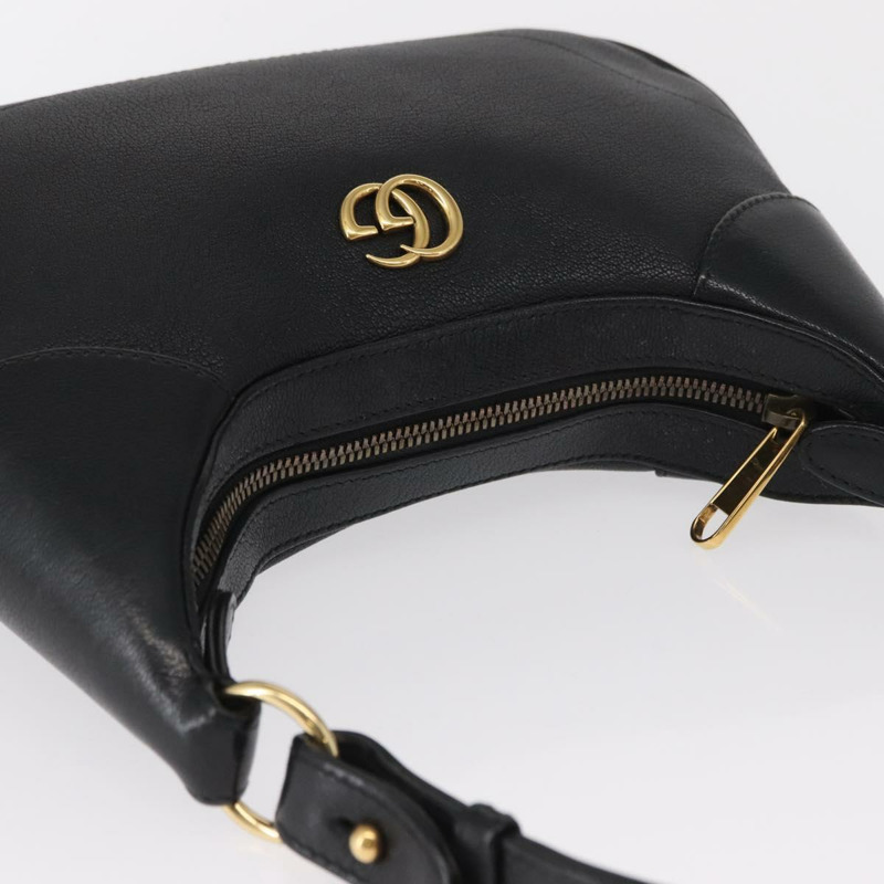 【日本直送】GUCCI 金色黑色皮革單肩包 731817 正品 ka1606SAM-5