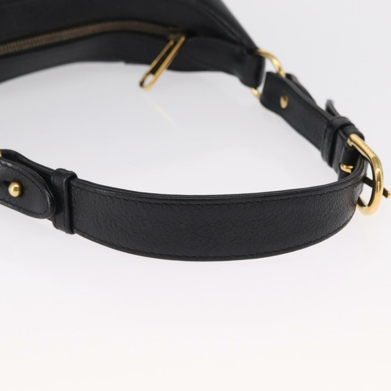 【日本直送】GUCCI 金色黑色皮革單肩包 731817 正品 ka1606SAM-6
