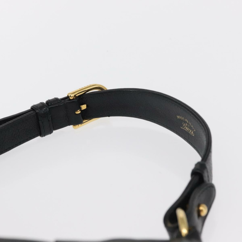 【日本直送】GUCCI 金色黑色皮革單肩包 731817 正品 ka1606SAM-13
