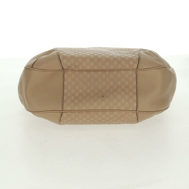 【日本直送】GUCCI Micro GG 帆布 Guccissima 手袋，米色/金色皮革款，貨號 309618，正品編號 164485V-4