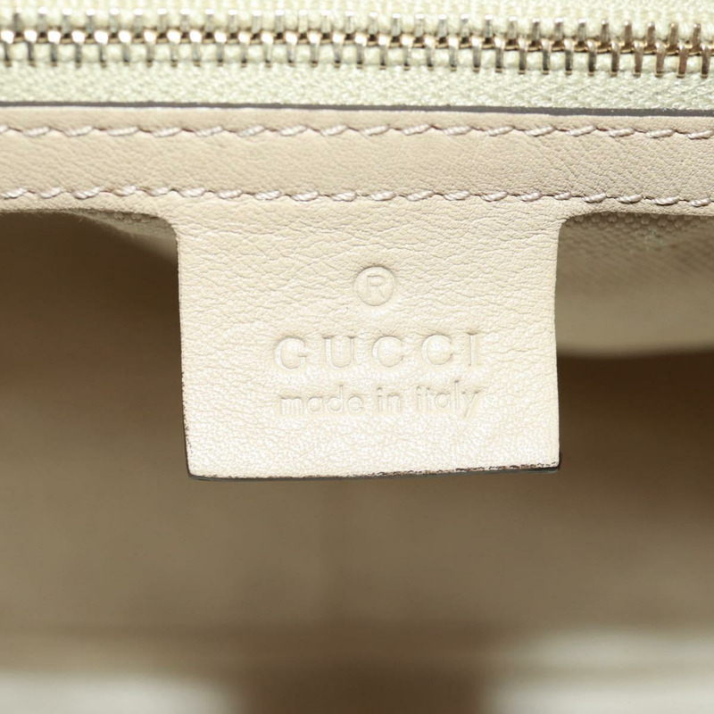 【日本直送】GUCCI Micro GG 帆布 Guccissima 手袋，米色/金色皮革款，貨號 309618，正品編號 164485V-18