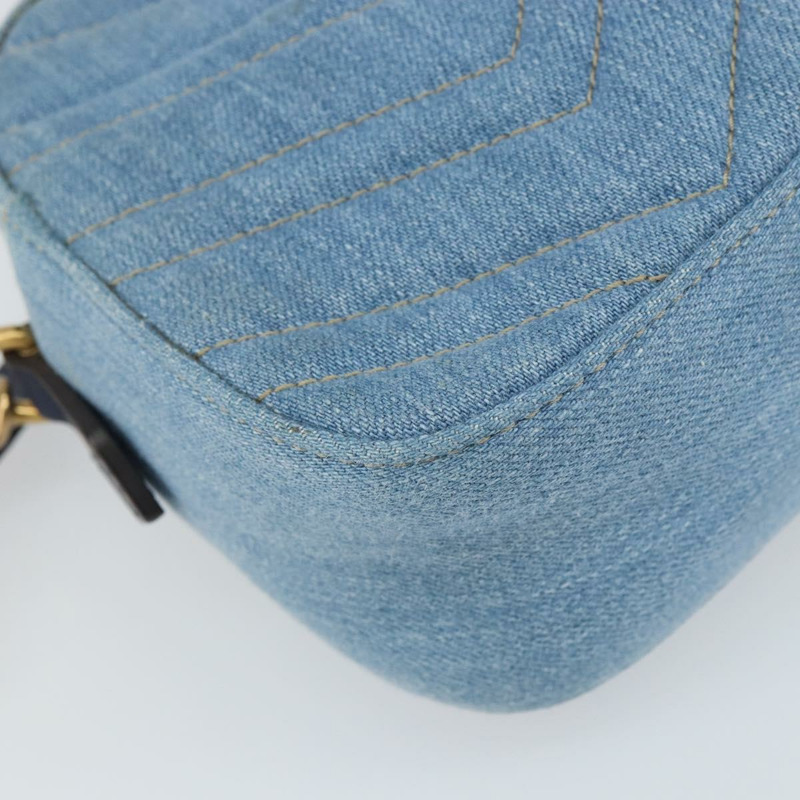 【日本直送】GUCCI GG Marmont 小型相機包 牛仔藍 447632 正品 ka1639SAV-18